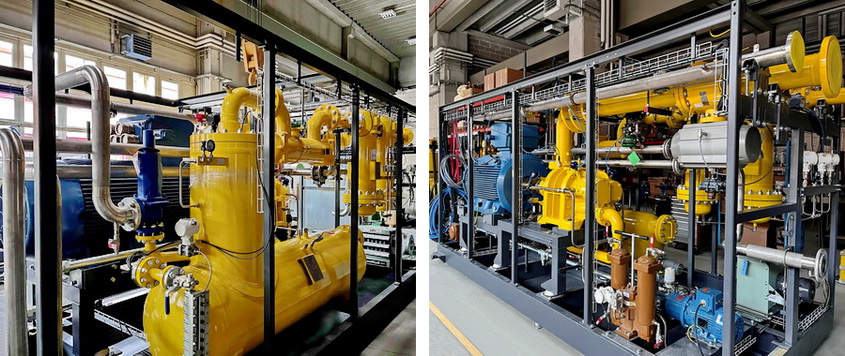 Process equipment of the BCS (at factory assembling stage)